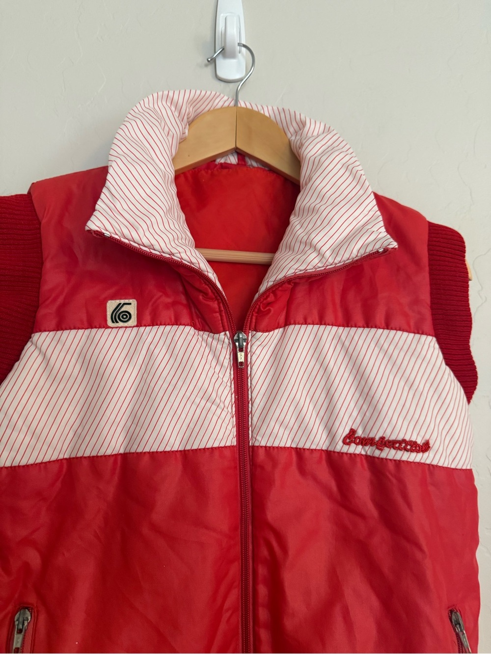 RARE Vintage 70s 80s Toper Yugoslavia National Ski Team Puffer Vest Retro S - Picture 7 of 13